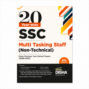 20 Year-wise SSC Multi Tasking Staff (Non-Technical) Previous Year Solved Papers (2013–2026), 6th Edition by Disha Publication.