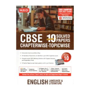 MTG CBSE Class 10 English Language and Literature 10 Years Solved Papers Chapterwise Topicwise book for 2027 exam
