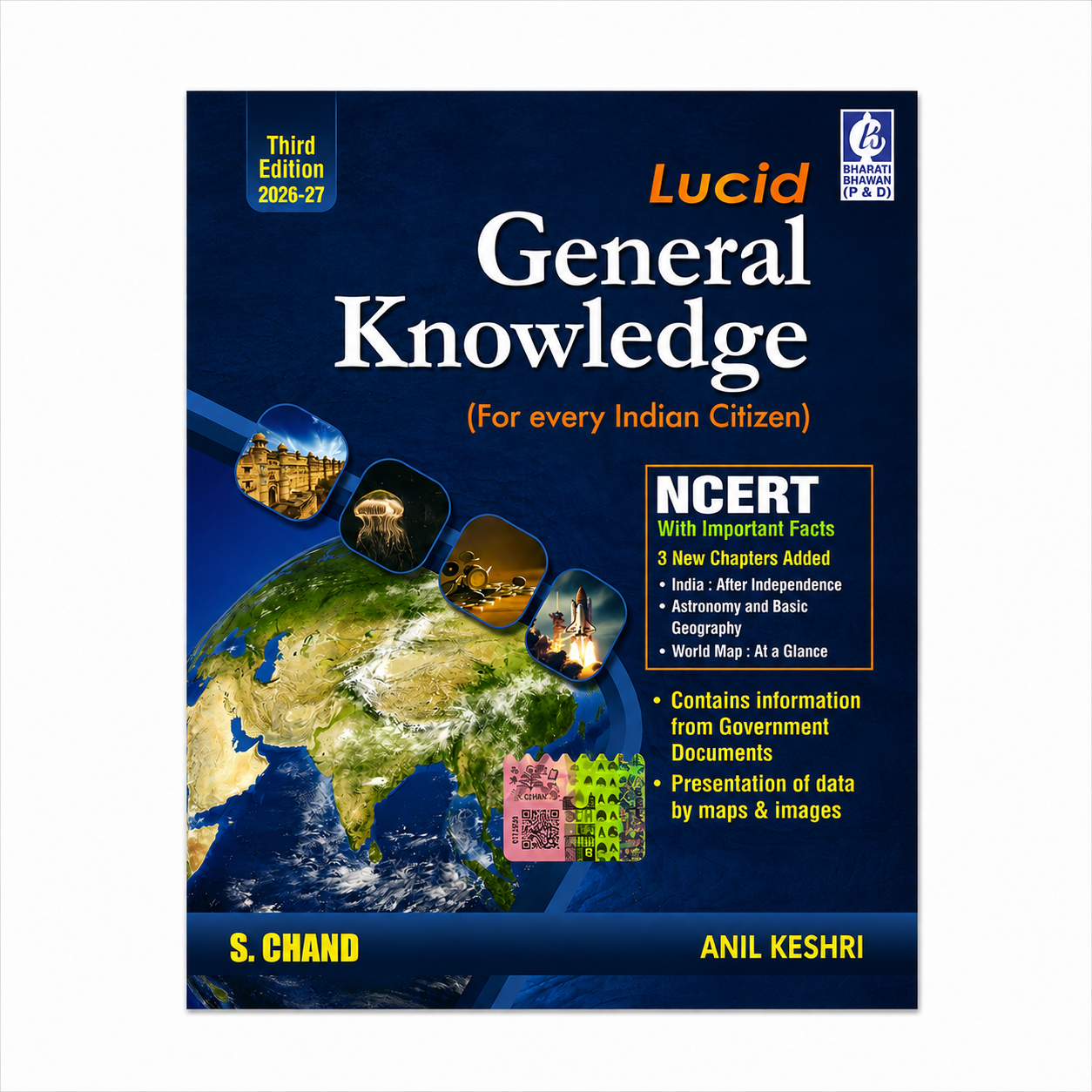 Lucid General Knowledge 2026-27 Third Edition by Anil Keshri S Chand with NCERT facts and government information