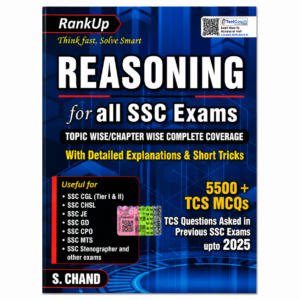 RankUp Reasoning for All SSC Exams 5500 TCS MCQs S Chand Book