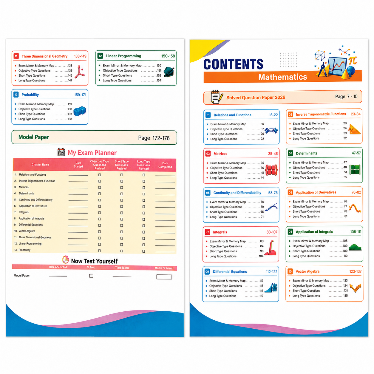 Brilliant Exam Champion Guess Paper Mathematics Class 12 for BSEB Senior Secondary Exam 2027 with objective and subjective questions and model paper