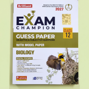 Brilliant Exam Champion Class 12 Biology Guess Paper 2027 with Model Paper for BSEB Senior Secondary