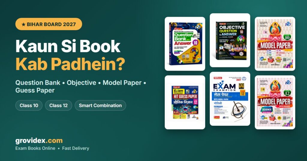 Bihar Board 2027 Question Bank, Objective, Model Paper aur Guess Paper - kaun si book kab padhein