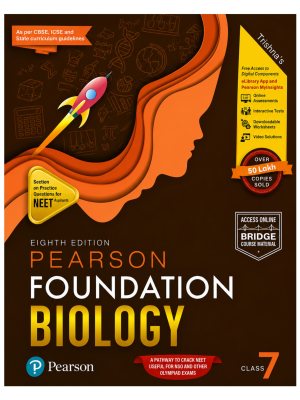 Pearson Foundation Biology Class 7 | 8th Edition | NEET Foundation, NSO & Olympiad Preparation Book