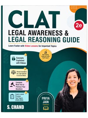 CLAT Legal Awareness & Legal Reasoning Guide (2nd Edition) | Priya Jain | S. Chand | Complete CLAT Preparation Book